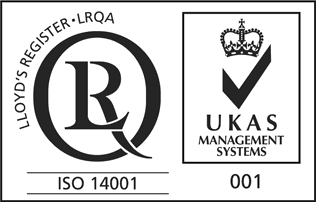 Transportes y grúas Carballo acreditación ISO14001-UKAS