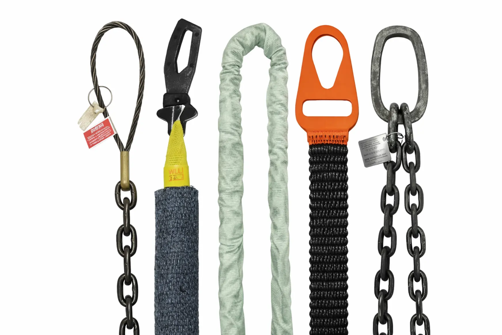 tipos de eslingas de carga para trabajos pesados